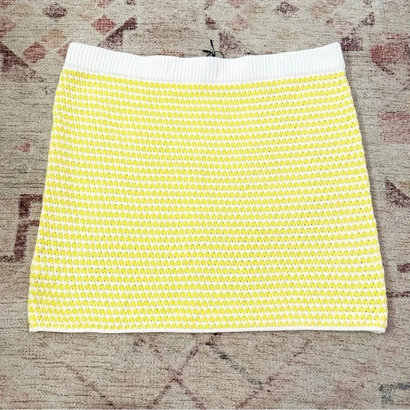 NWT Future Collective Alani Noelle• Womens Crochet Checkered Mini Skirt size XXL - Picture 7 of 11